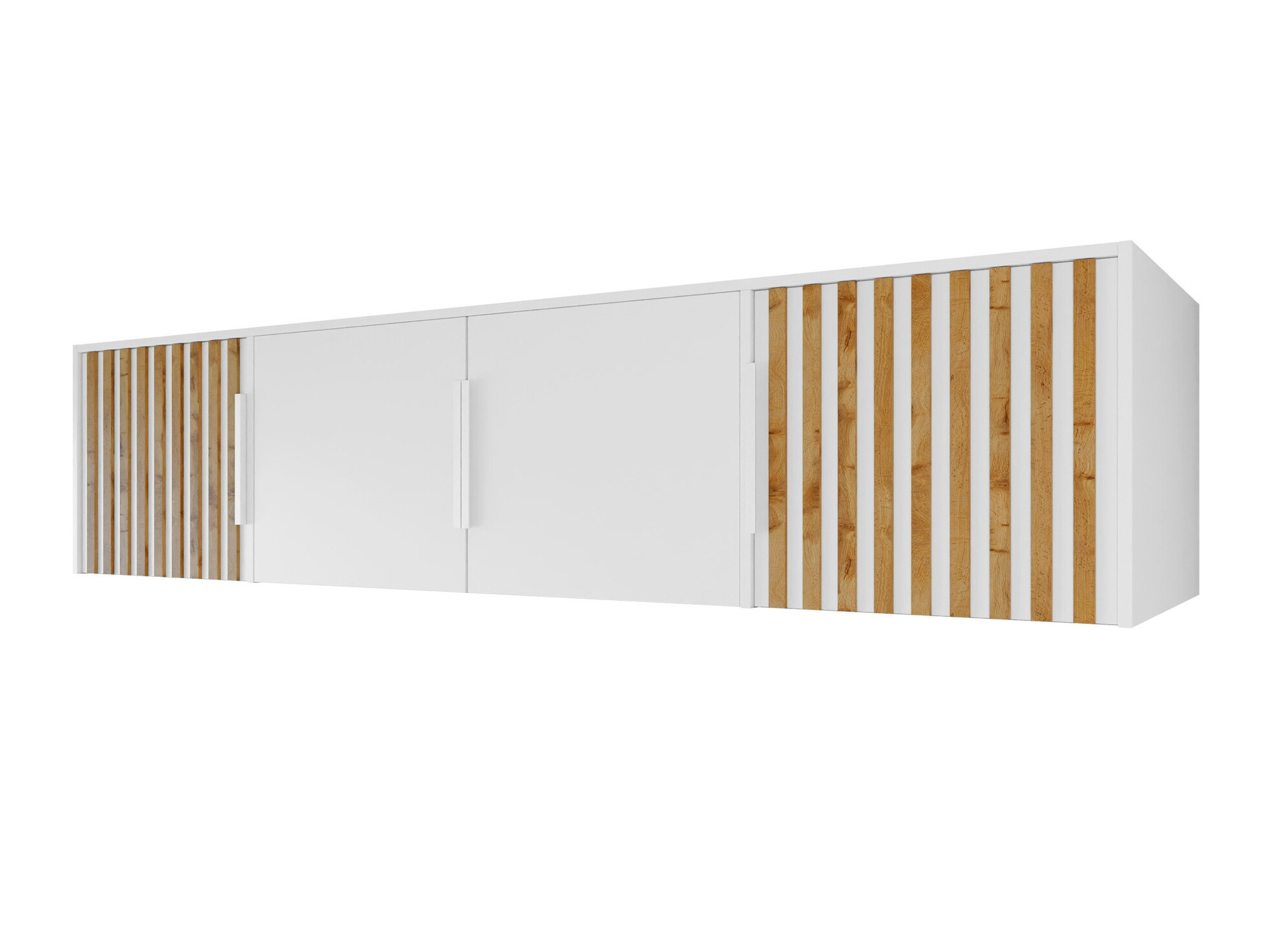 Sideboard Collis II (White + Wotan Oak)