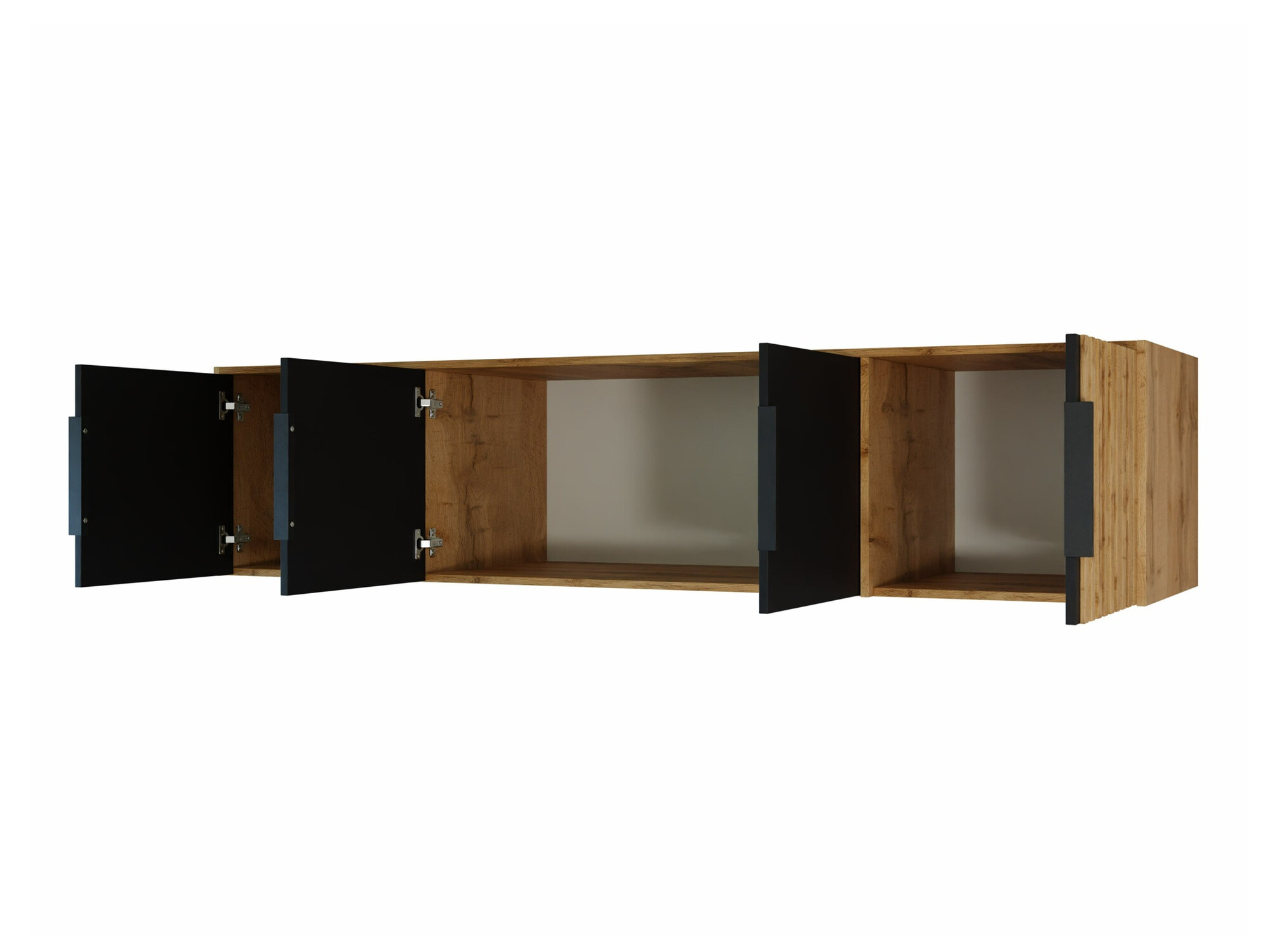 Sideboard Collis II (Wotan Oak + Black)
