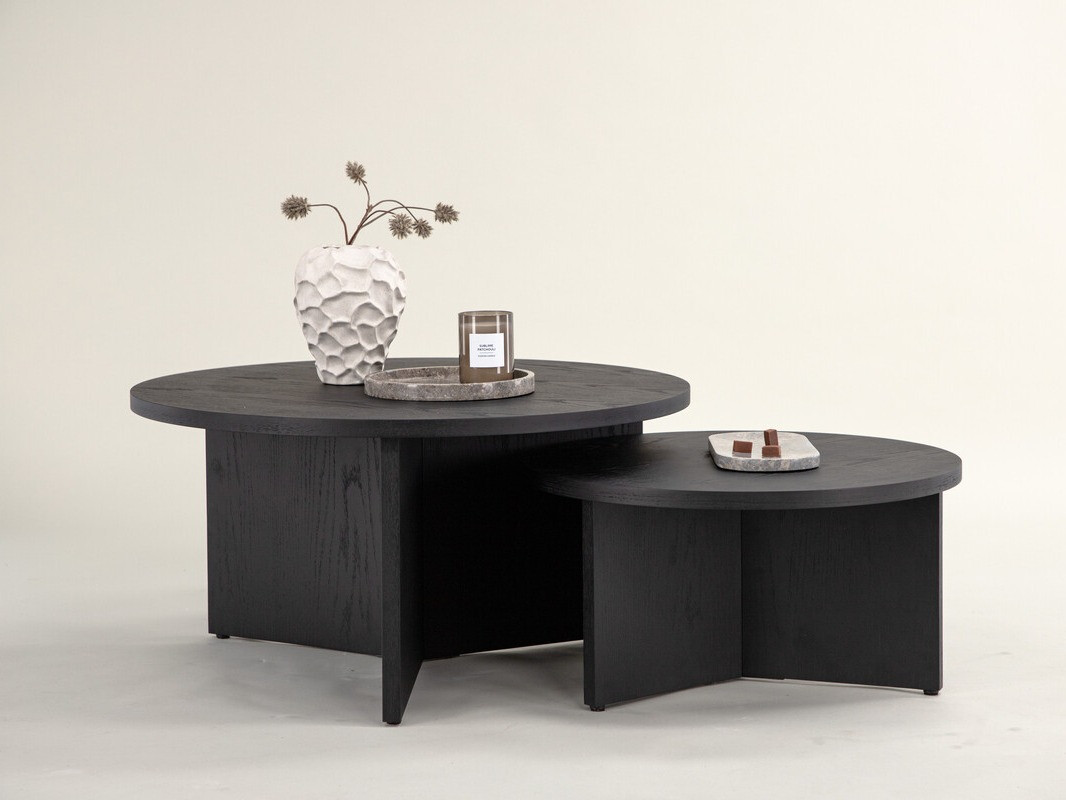 Coffee table set Dallas 4475 (Black)
