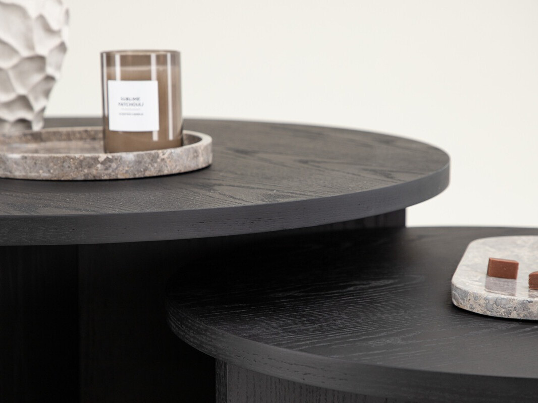 Coffee table set Dallas 4475 (Black)
