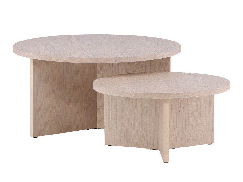 Coffee table set Dallas 4475 (Light wood)