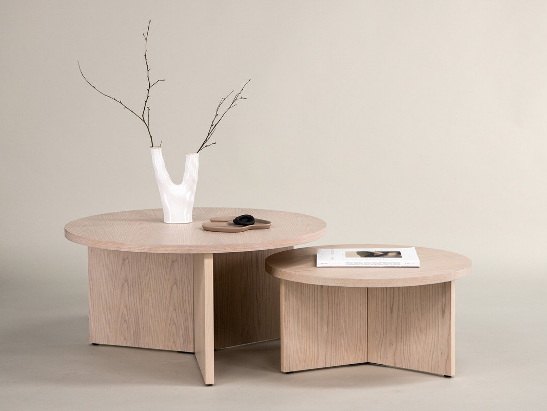 Coffee table set Dallas 4475 (Light wood)