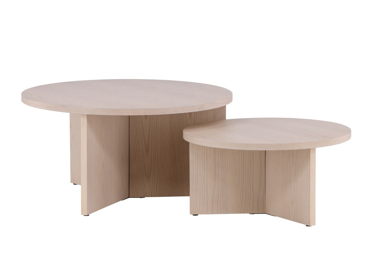 Coffee table set Dallas 4475 (Light wood)