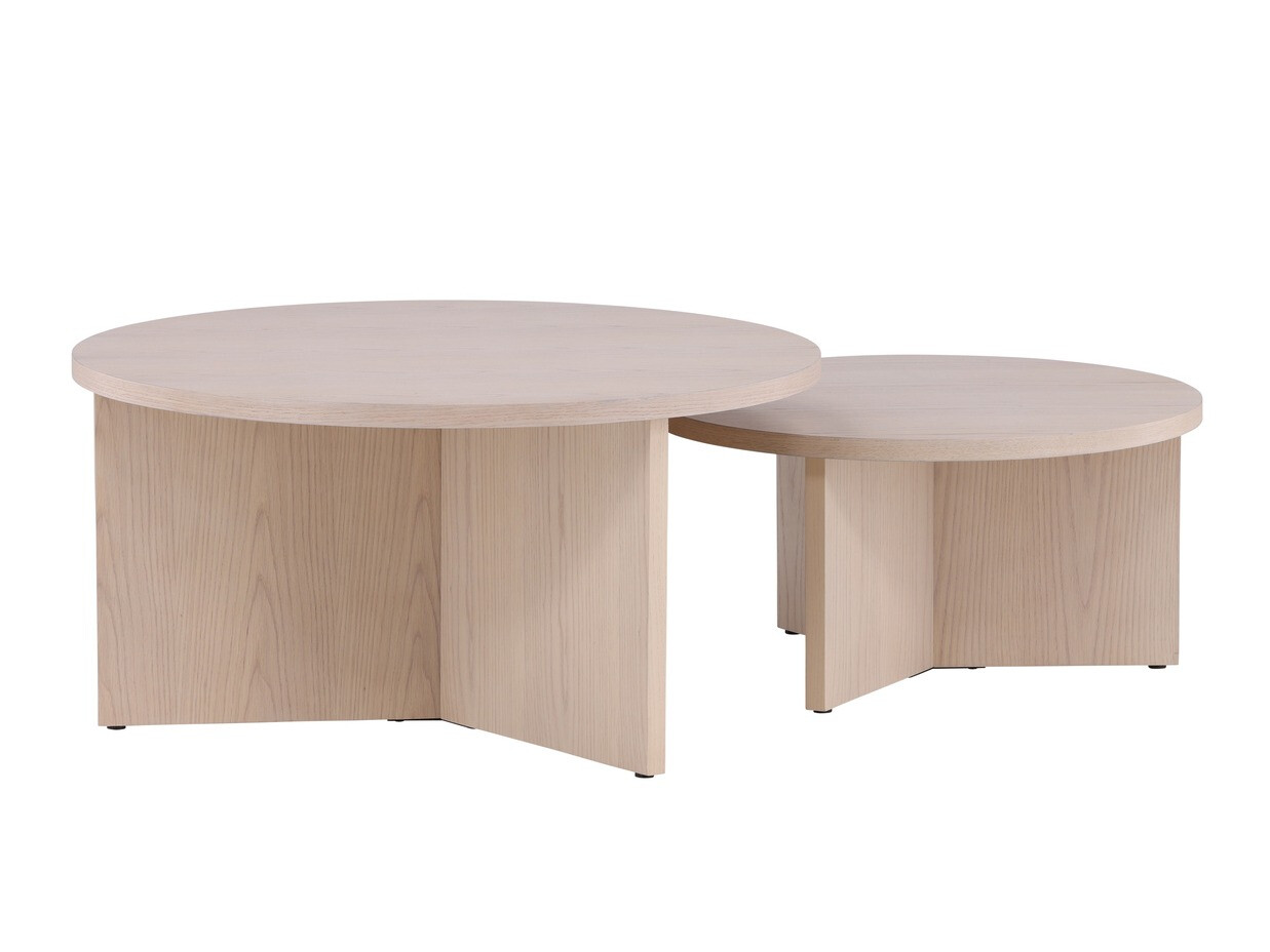 Coffee table set Dallas 4475 (Light wood)