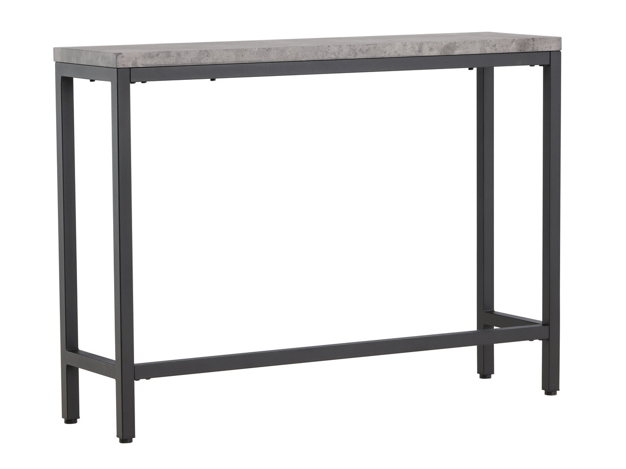 Console table Dallas 2468 (Black + Concrete)
