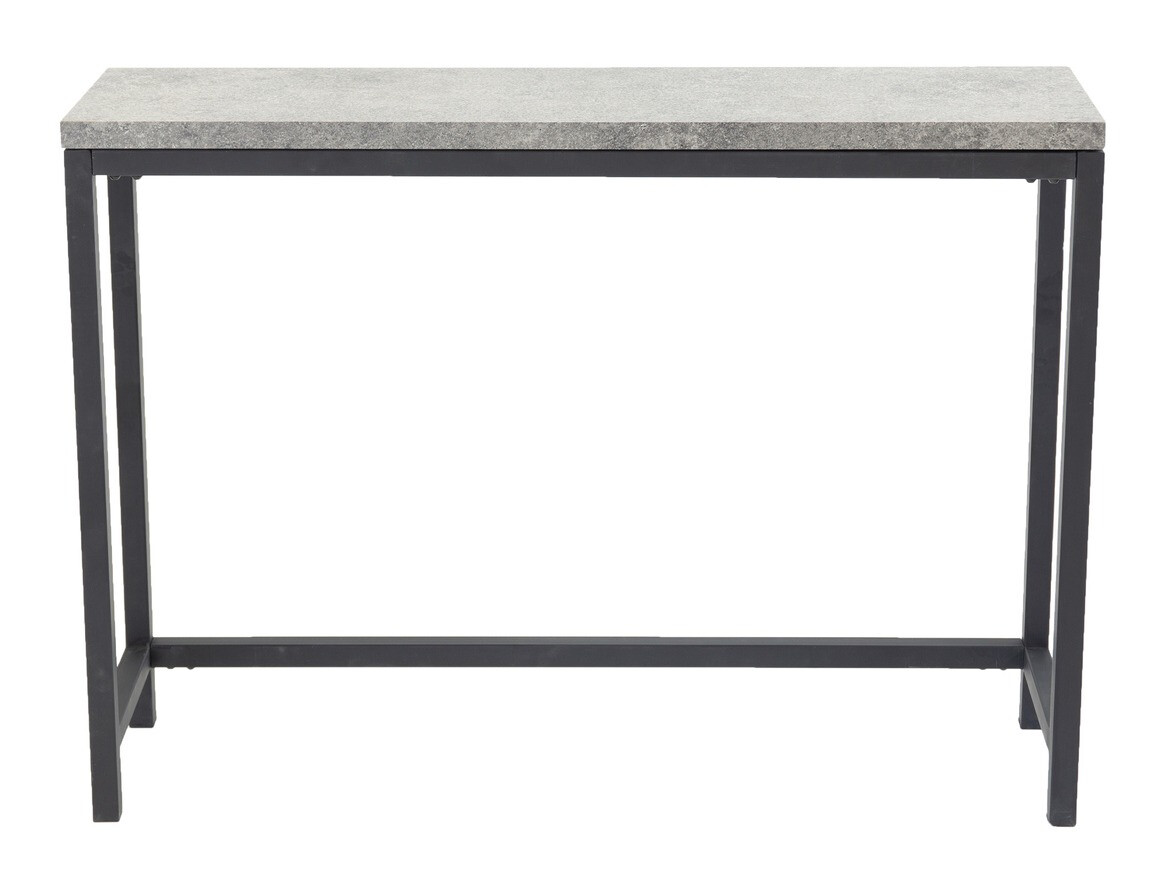 Console table Dallas 2468 (Black + Concrete)