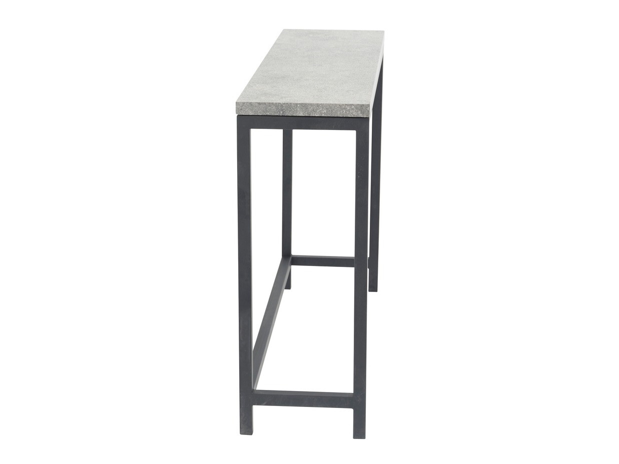 Console table Dallas 2468 (Black + Concrete)