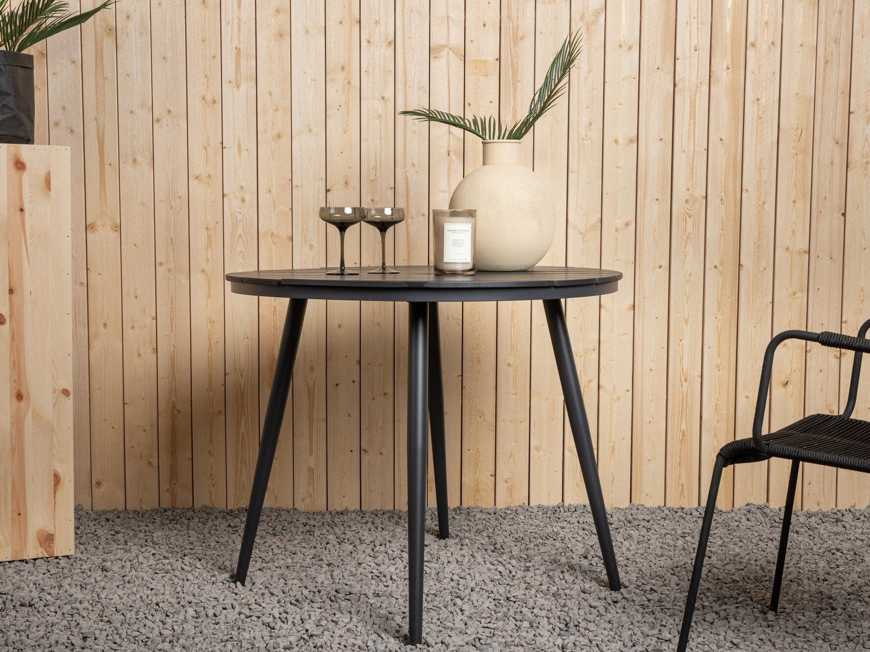 Outdoor table Dallas 2463 (Black)