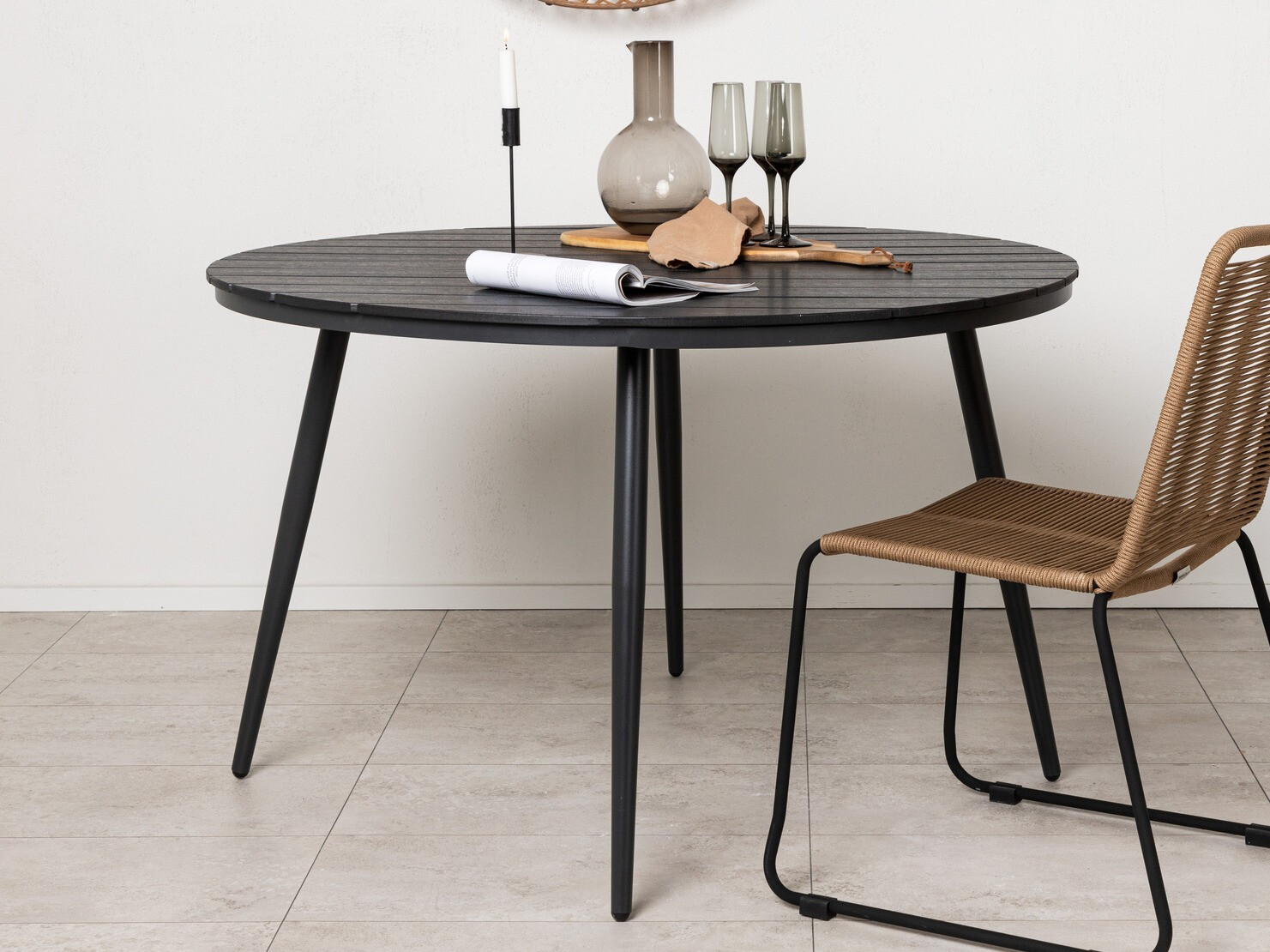 Outdoor table Dallas 2467 (Black)