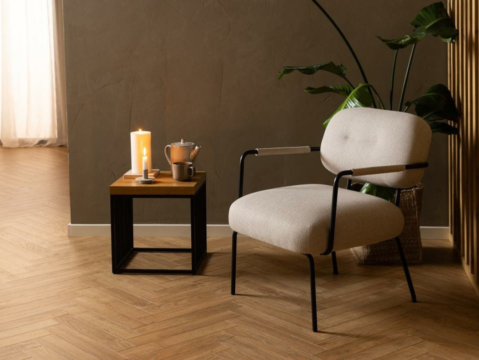 Side table Norsica Livevai 102 (Oak + Black)