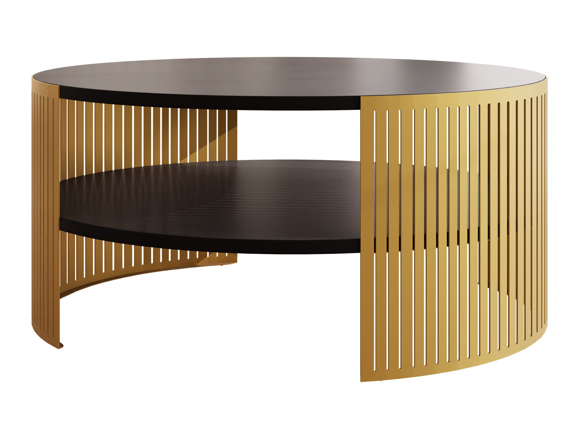 Coffee table Evanola 101 (Golden + Black)
