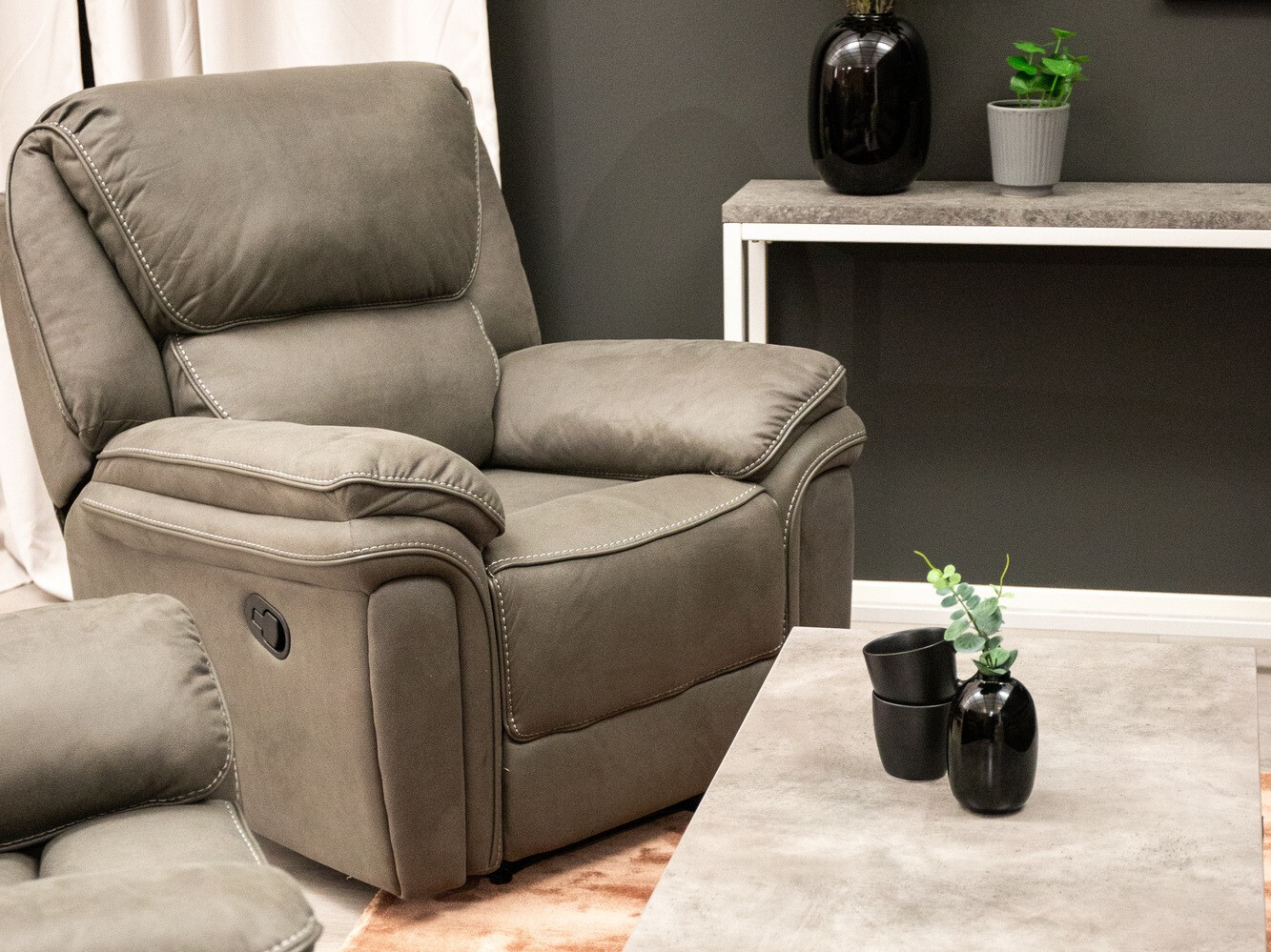 Recliner armchair Dallas 4725 (Grey)
