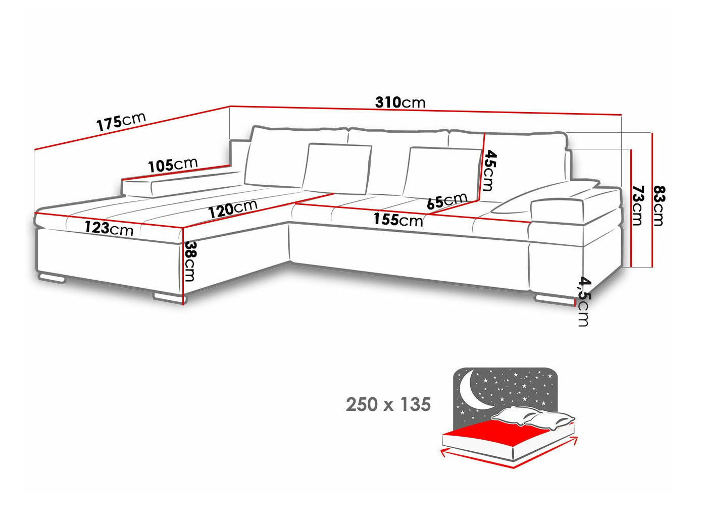 Corner sofa Comfivo Olivetum II (Abriamo 04)