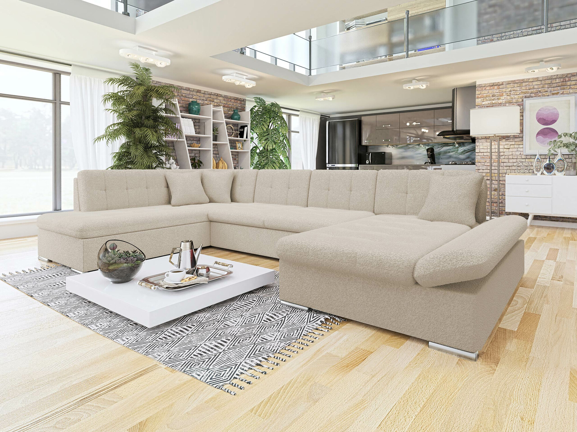 Corner sofa Comfivo Tilia II (Baloo 2074)