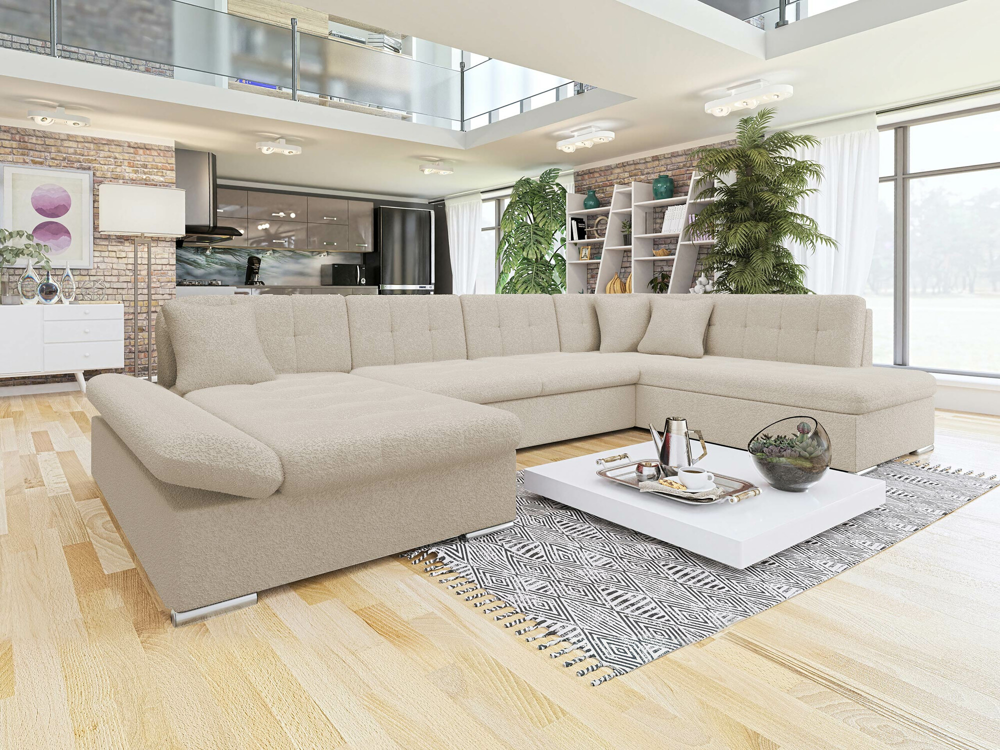 Corner sofa Comfivo Tilia II (Baloo 2074)