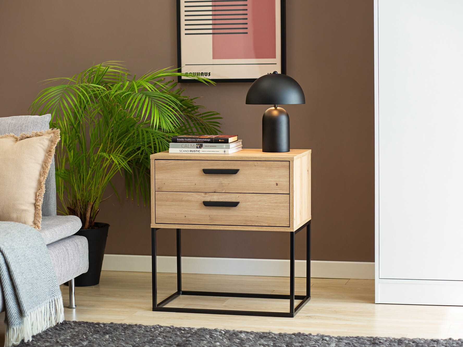 Bedside table Bristol 194 (Artisan oak)