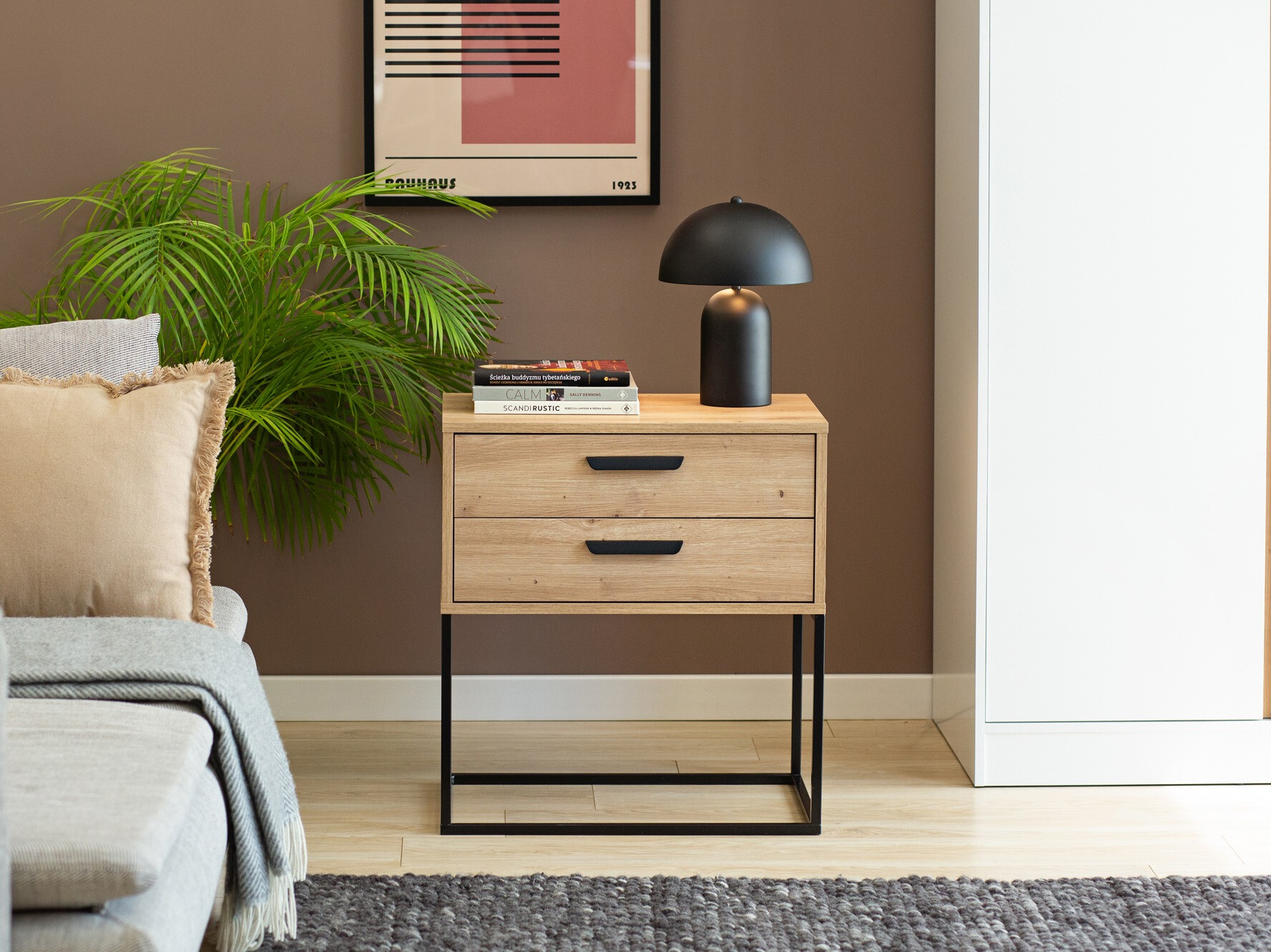 Bedside table Bristol 194 (Artisan oak)