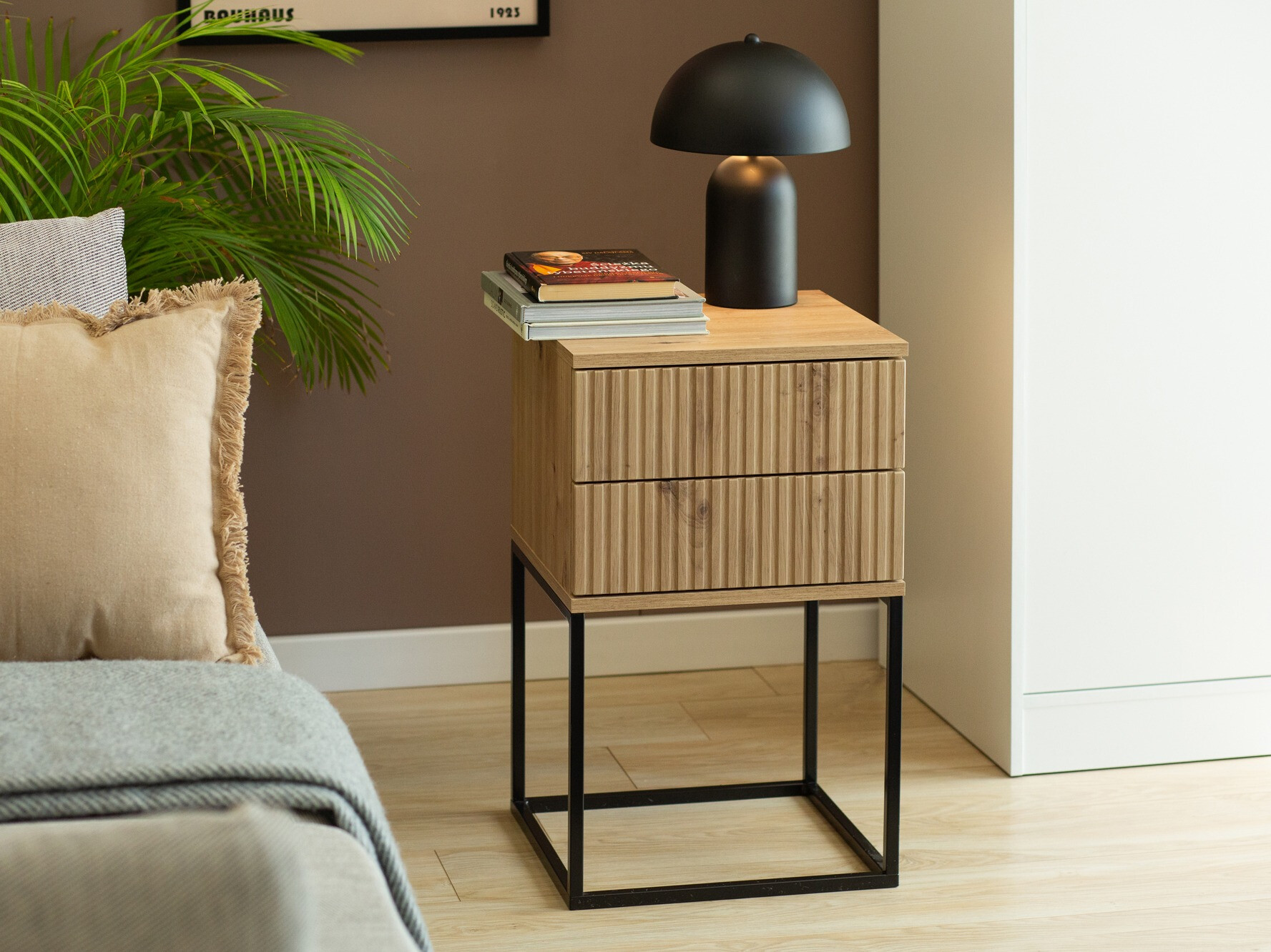 Bedside table Bristol 195 (Artisan oak)