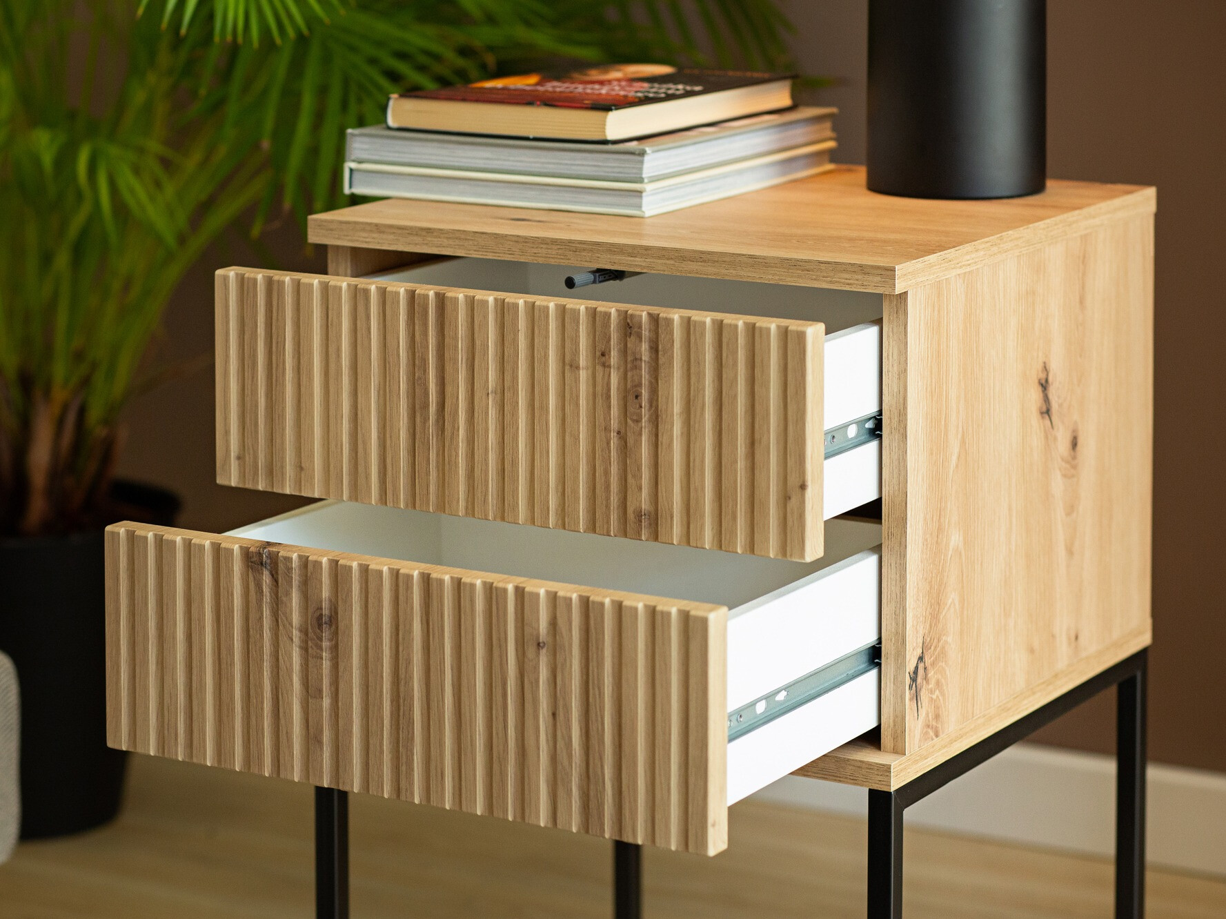 Bedside table Bristol 195 (Artisan oak)