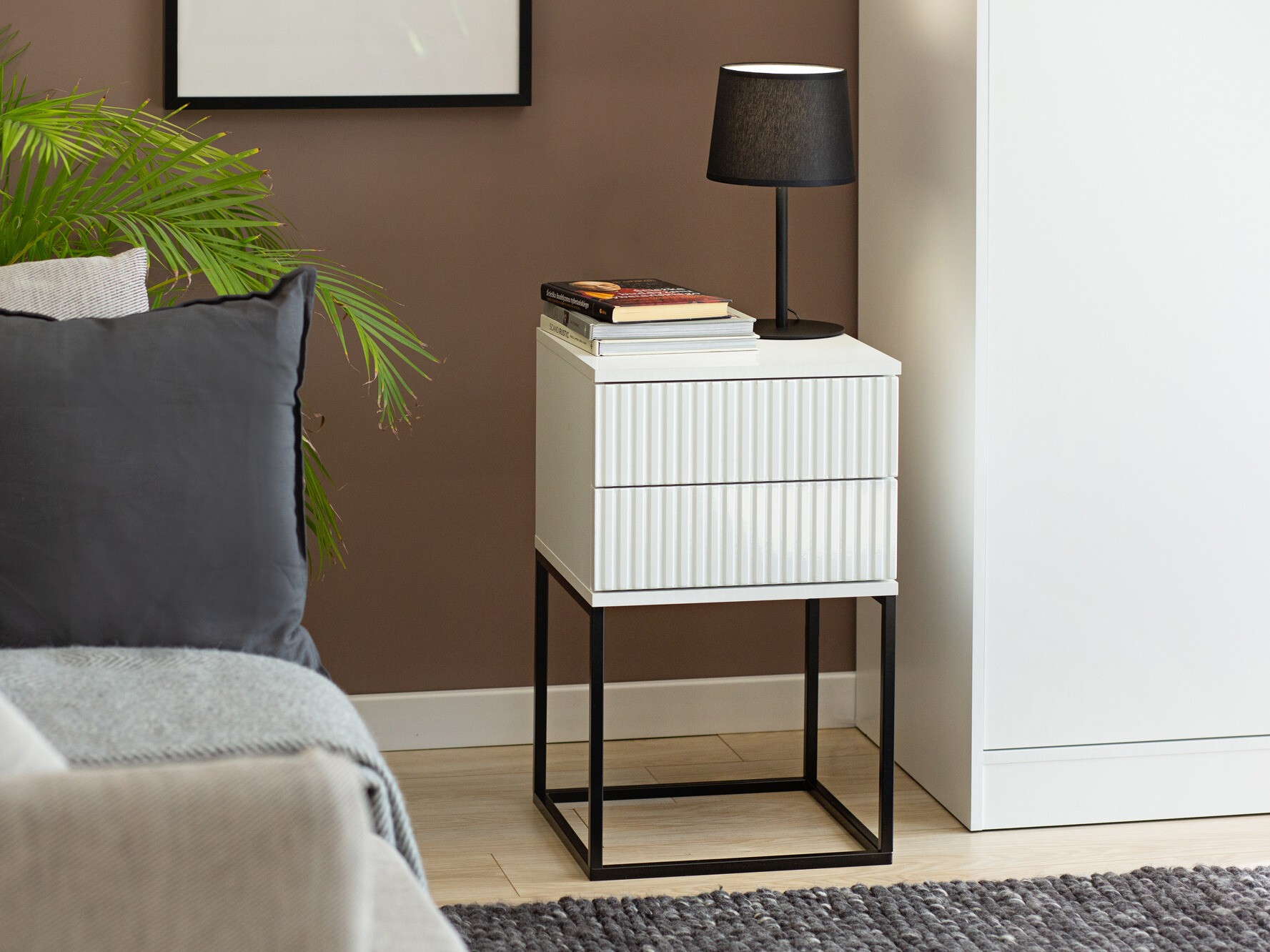 Bedside table Bristol 195 (White)