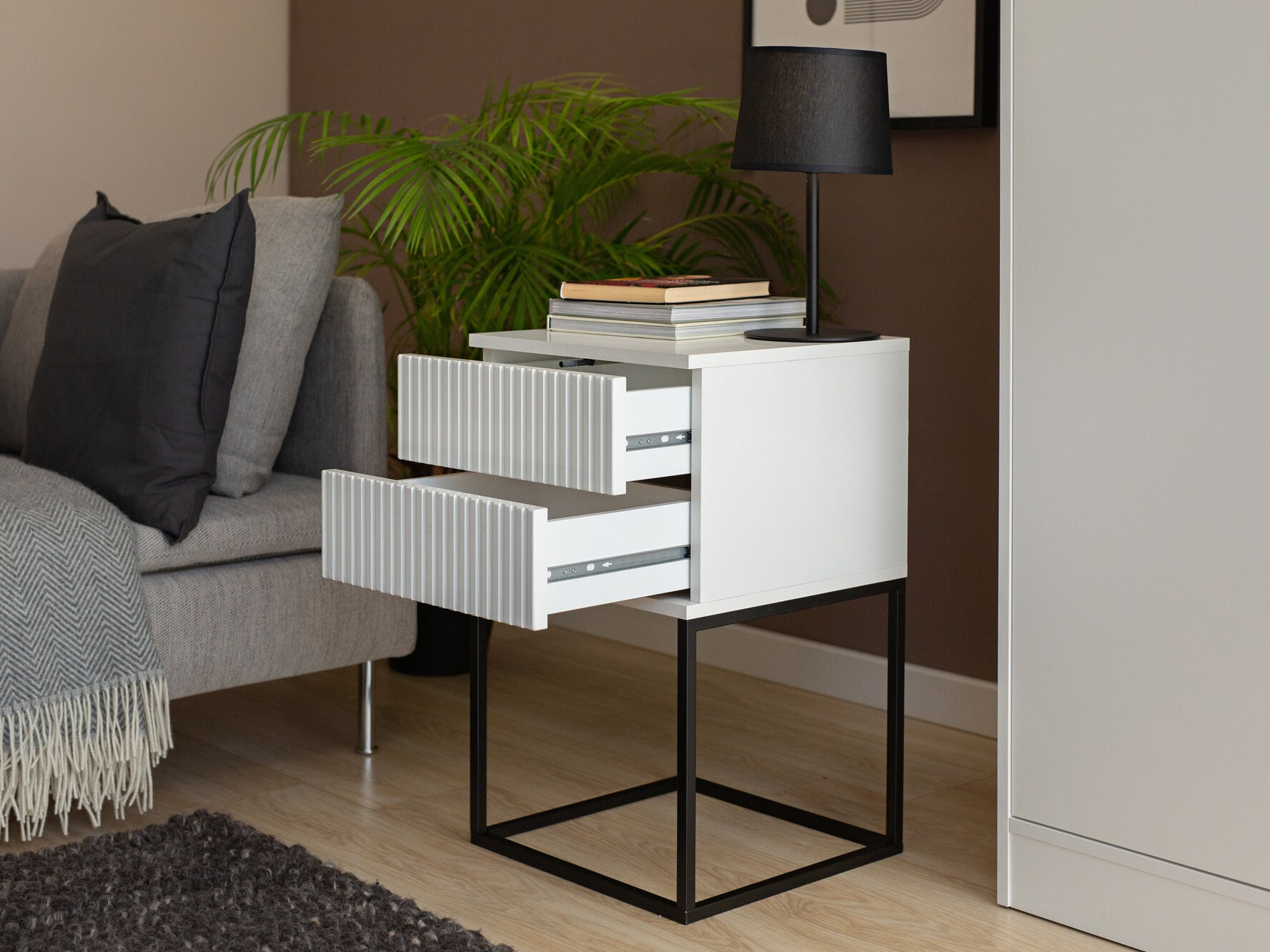 Bedside table Bristol 195 (White)