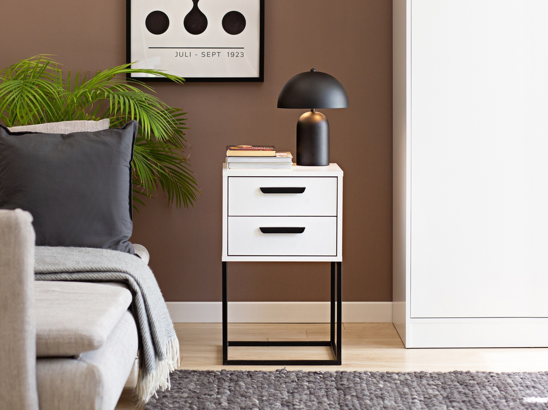 Bedside table Bristol 196 (White)