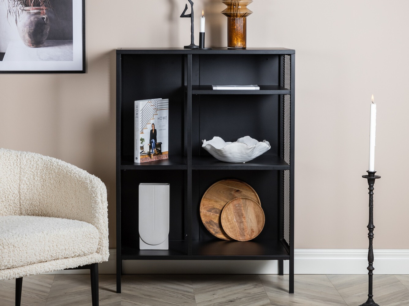 Bookcase Dallas 115 (Black)