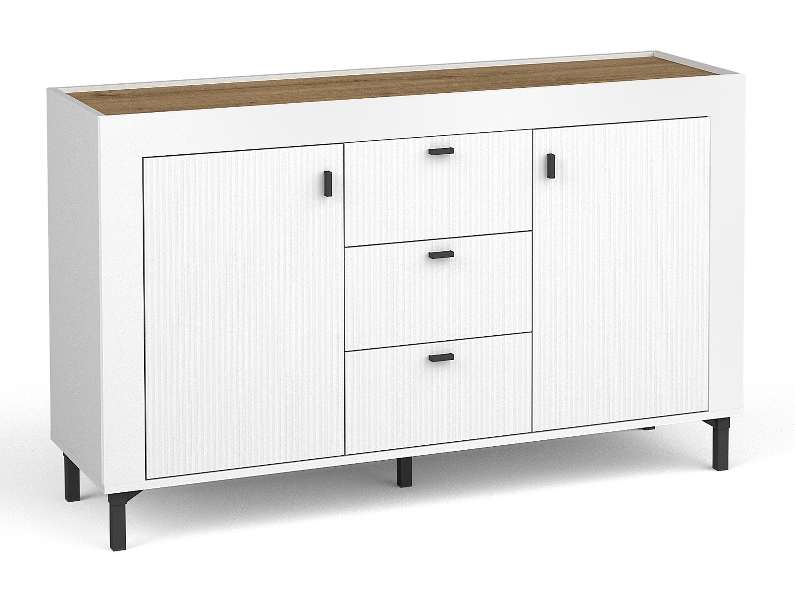 Chest of drawers Mormavu 103 (Matte white)