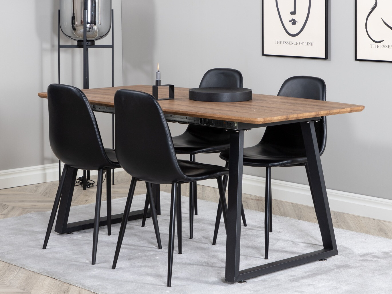 Dining set Dallas 330 (Black)