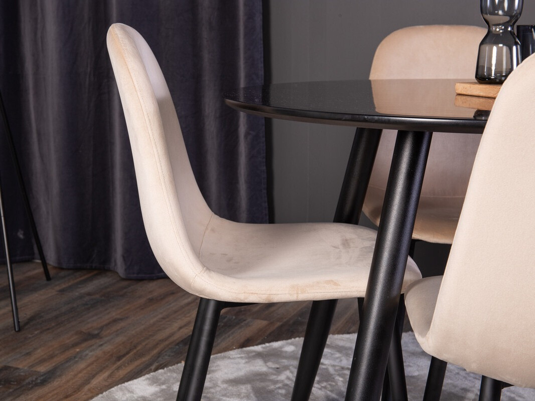 Dining set Dallas 348 (Beige + Black)