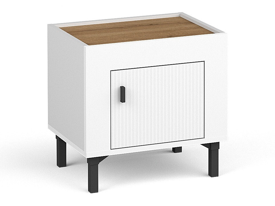 Bedside table Mormavu 109 (Matte white)