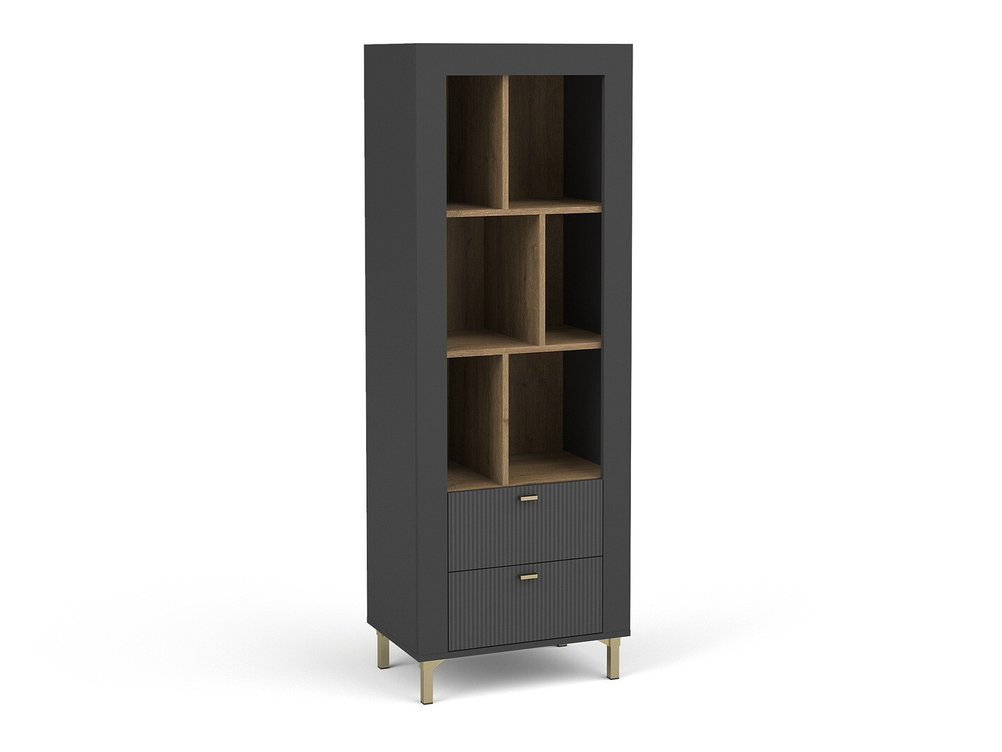 Bookcase Mormavu 102 (Matt black)