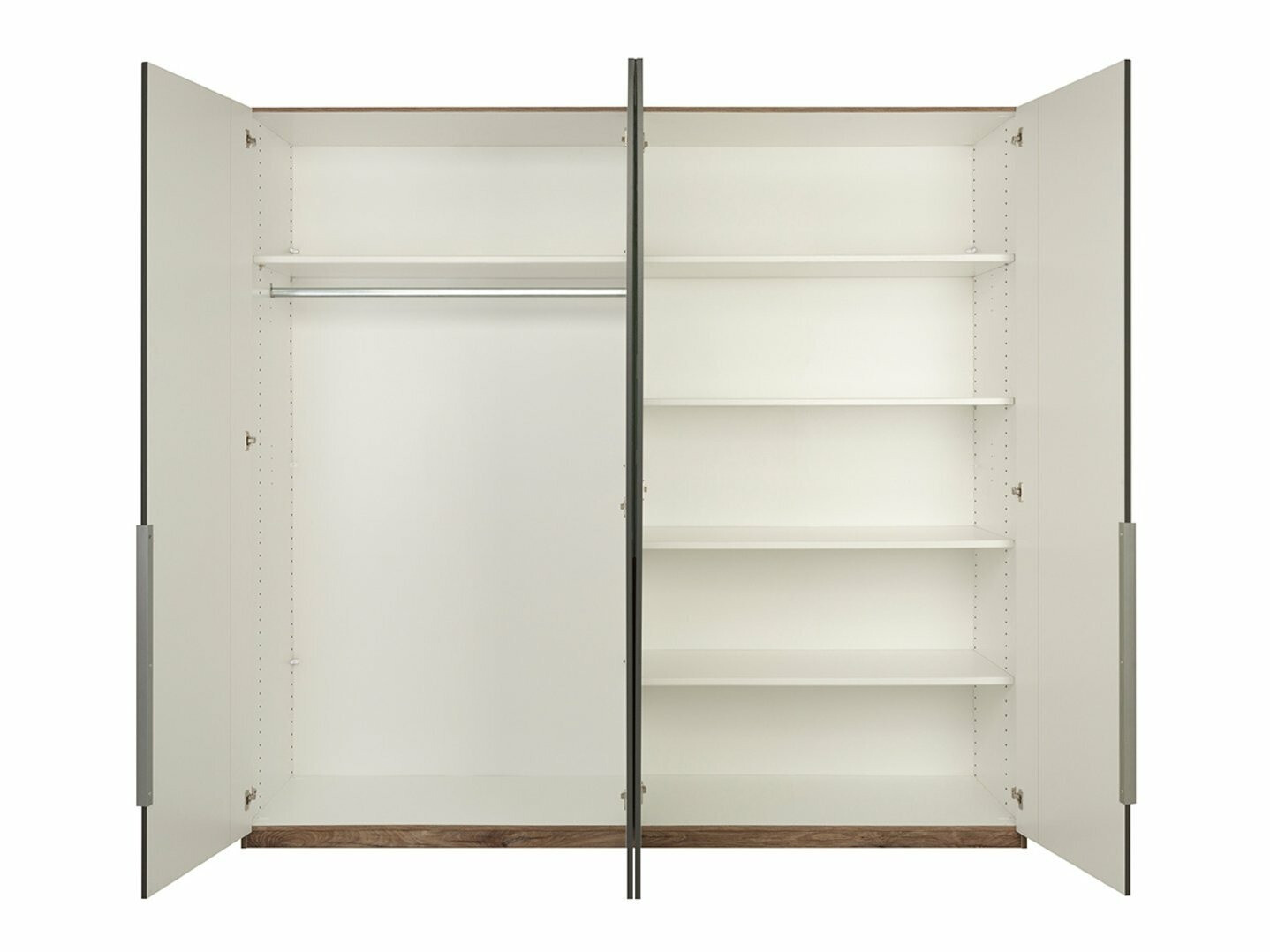 Wardrobe Boston 543 (Graphite + Dark oak)