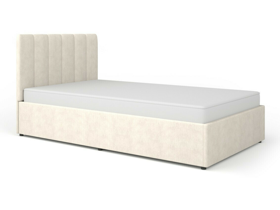 Bedroom set Mormavu 112 (Matte white + Beige)