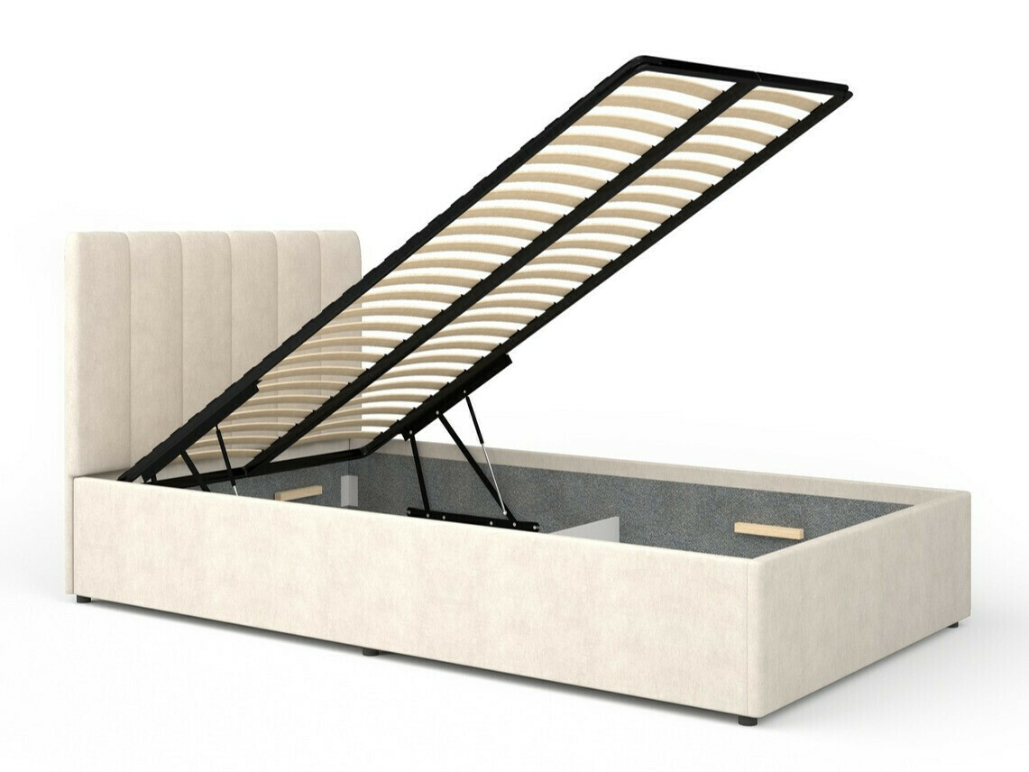 Bedroom set Mormavu 112 (Matte white + Beige)