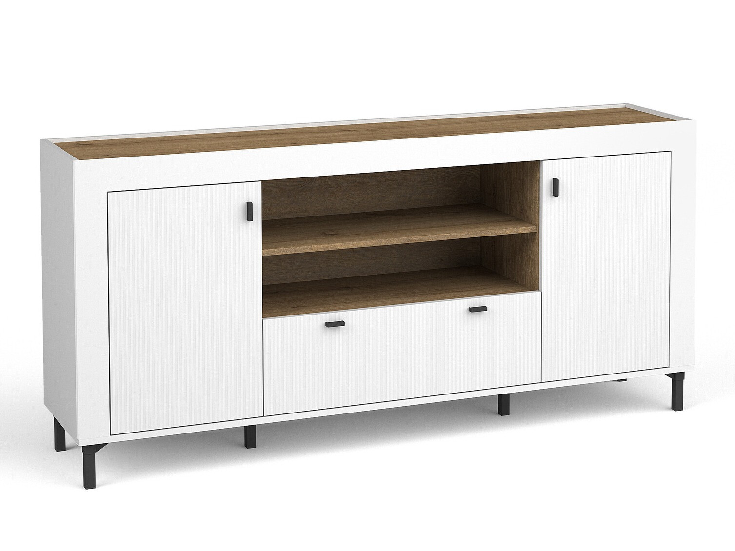 Chest of drawers Mormavu 110 (Matte white)