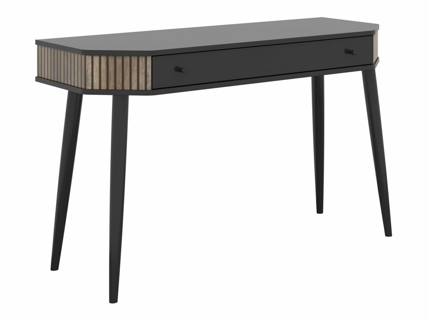 Console table Boston 548 (Black + Dark oak)