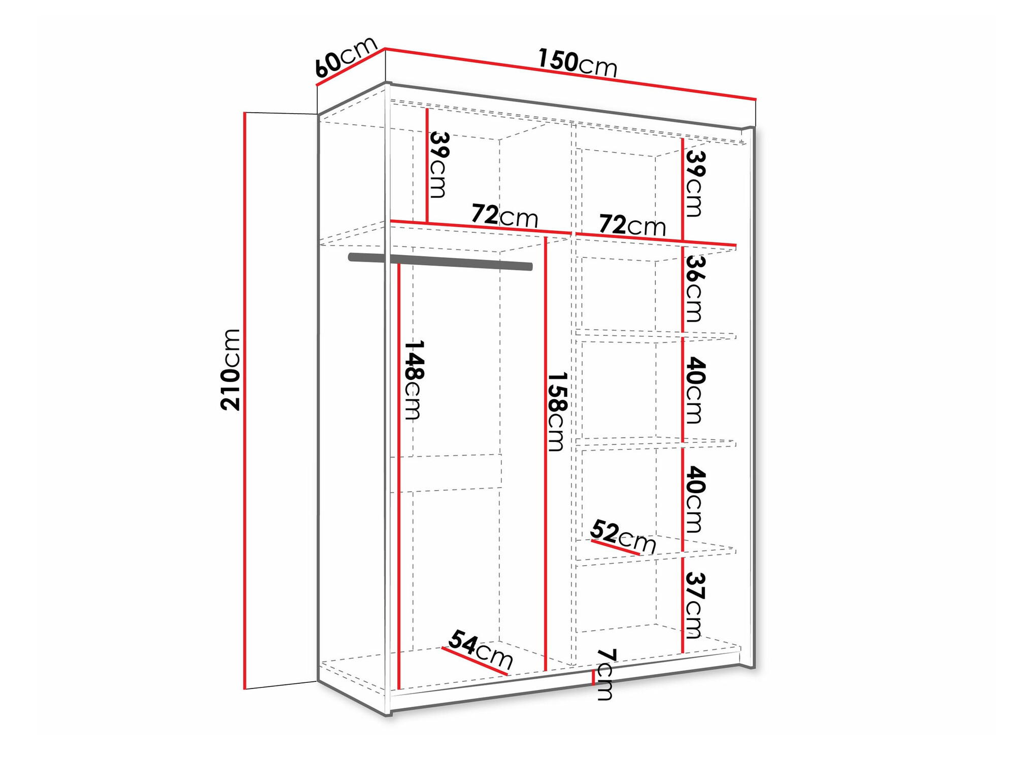 Wardrobe Comfivo Granium I