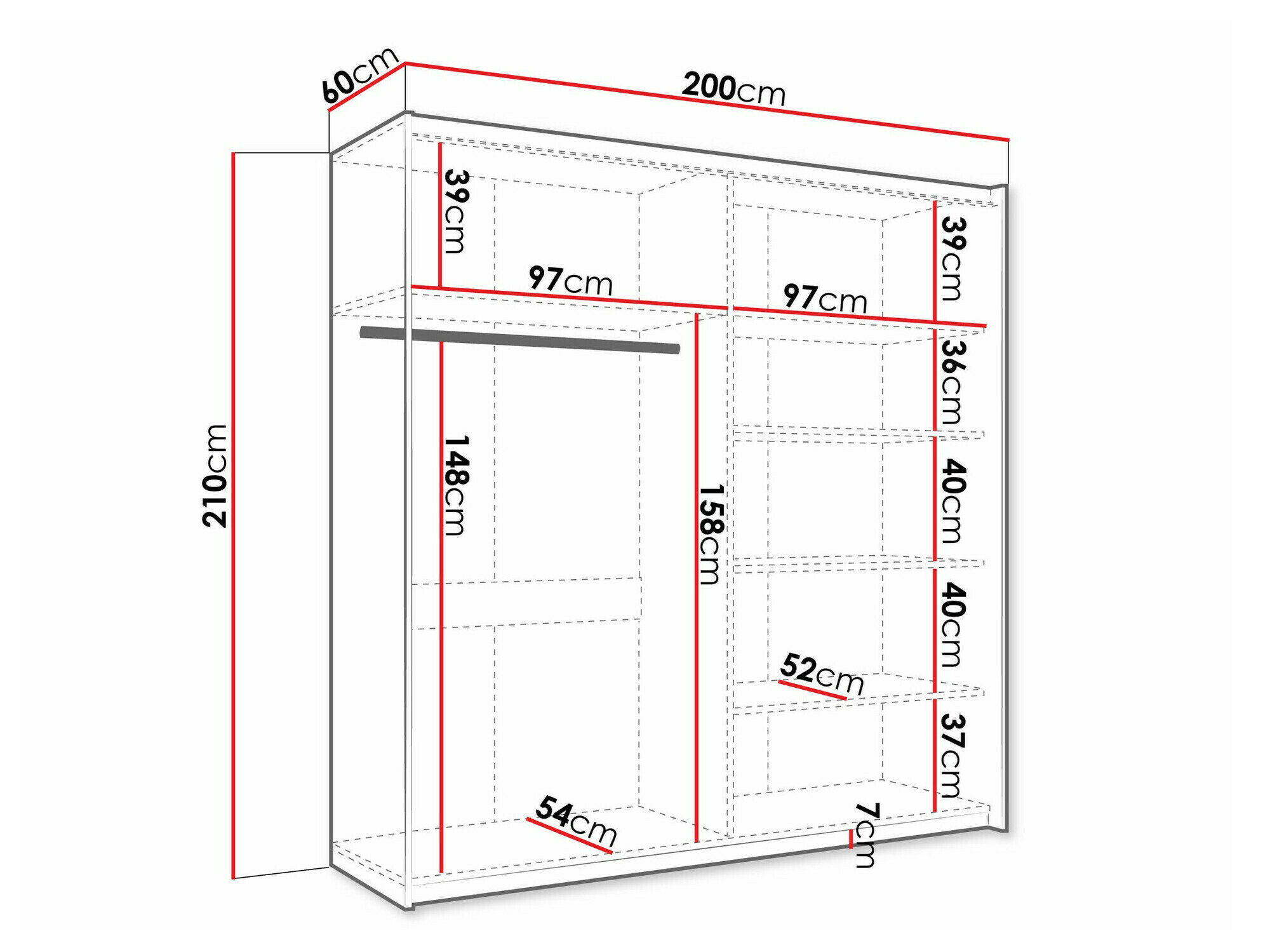 Wardrobe Comfivo Granium II