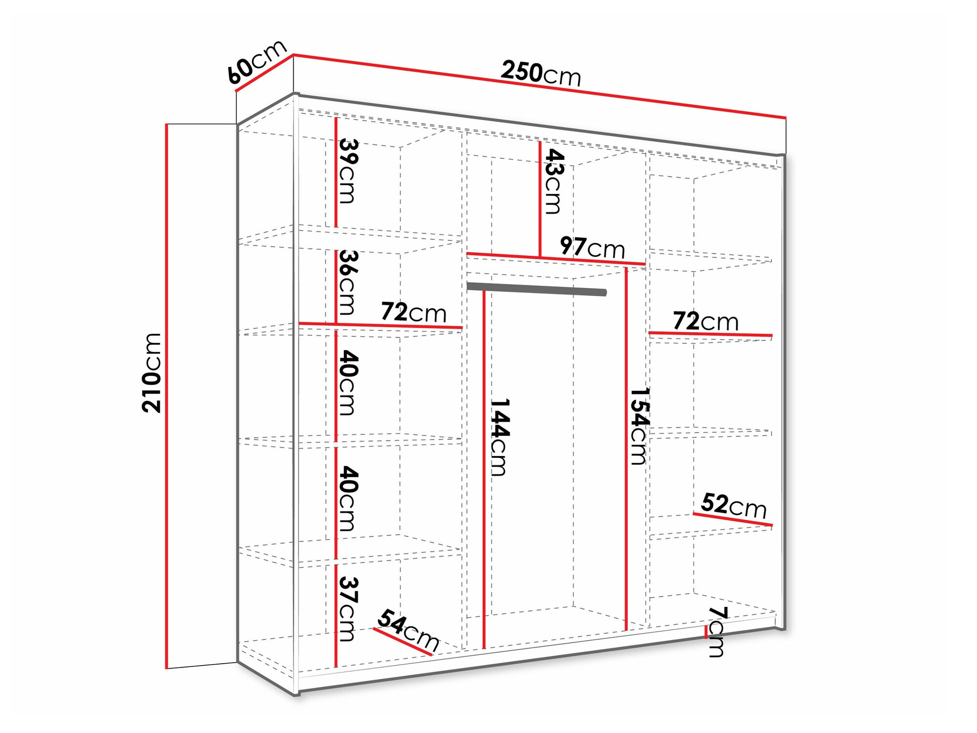 Wardrobe Comfivo Granium III