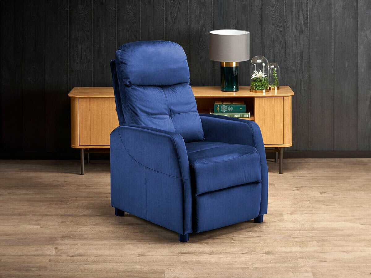 Recliner armchair Houston 992 (Bluvel 86)