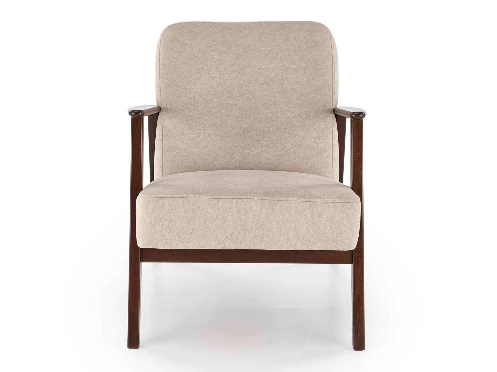 Armchair Houston 2116 (Beige + Walnut)