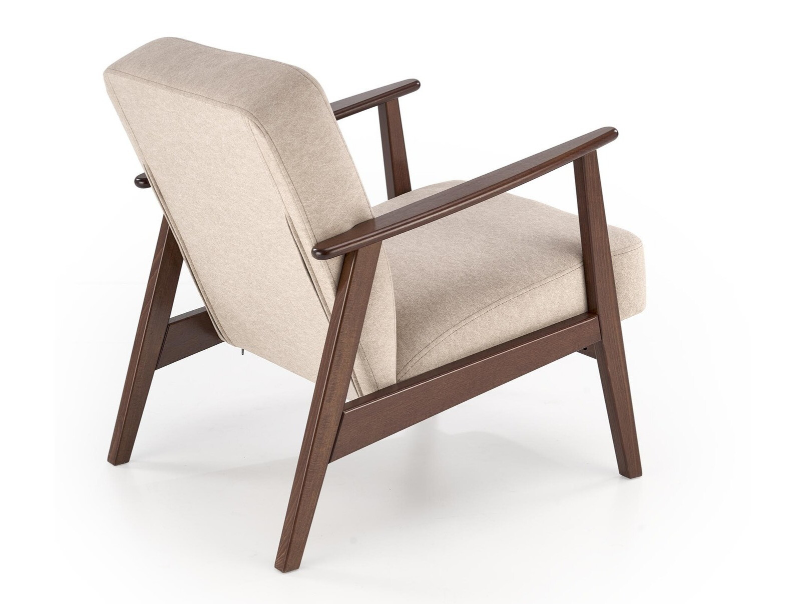 Armchair Houston 2116 (Beige + Walnut)