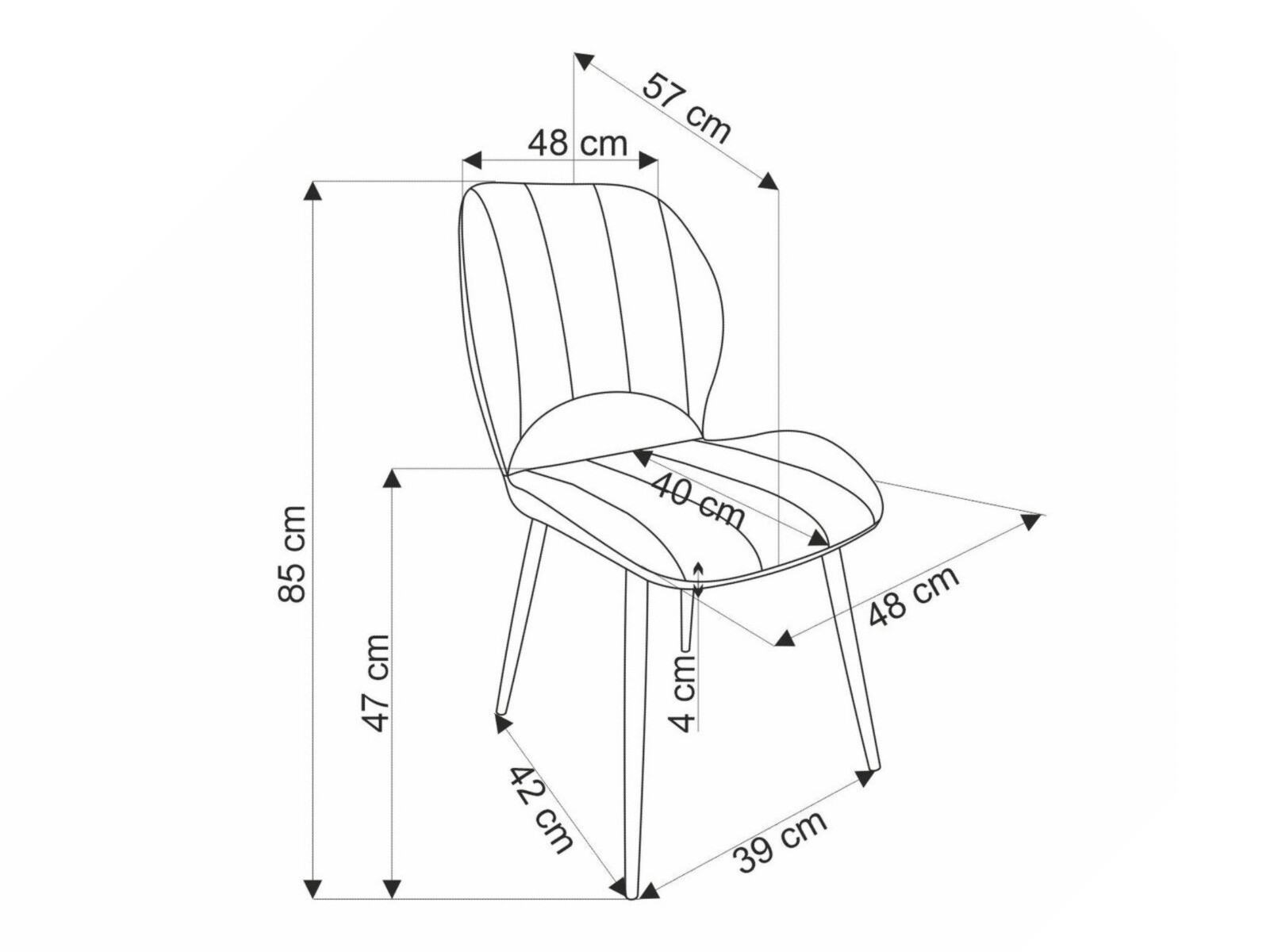 Chair Houston 1738 (Green)