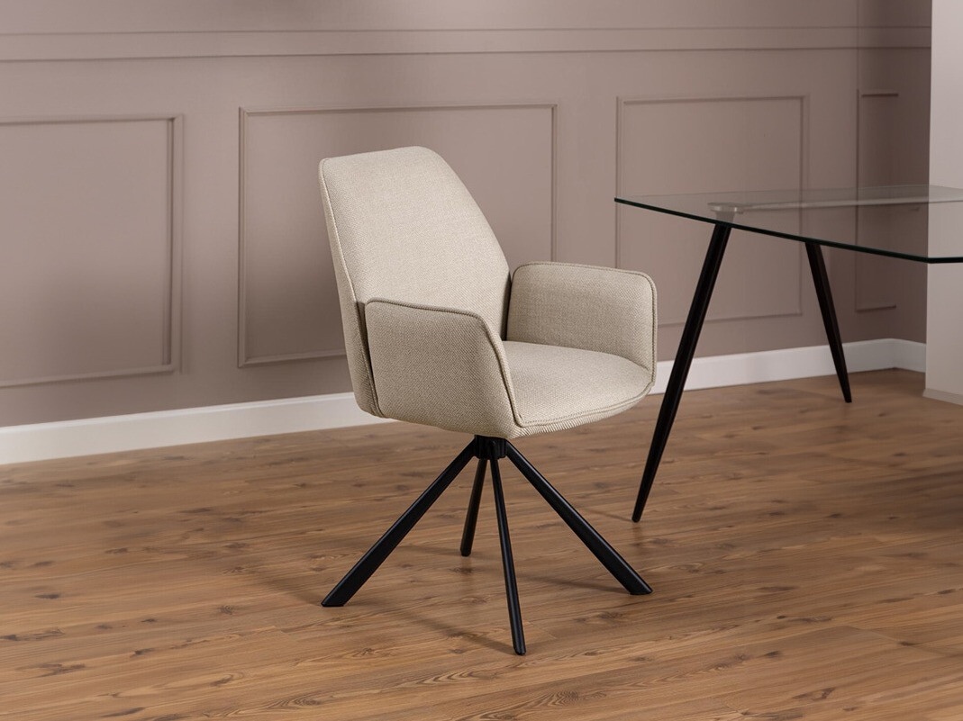 Chair Norsica 777 (Beige + Black)
