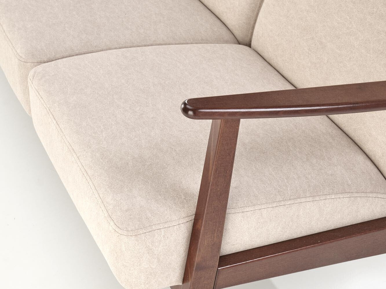 Sofa Houston 2117 (Beige + Walnut)