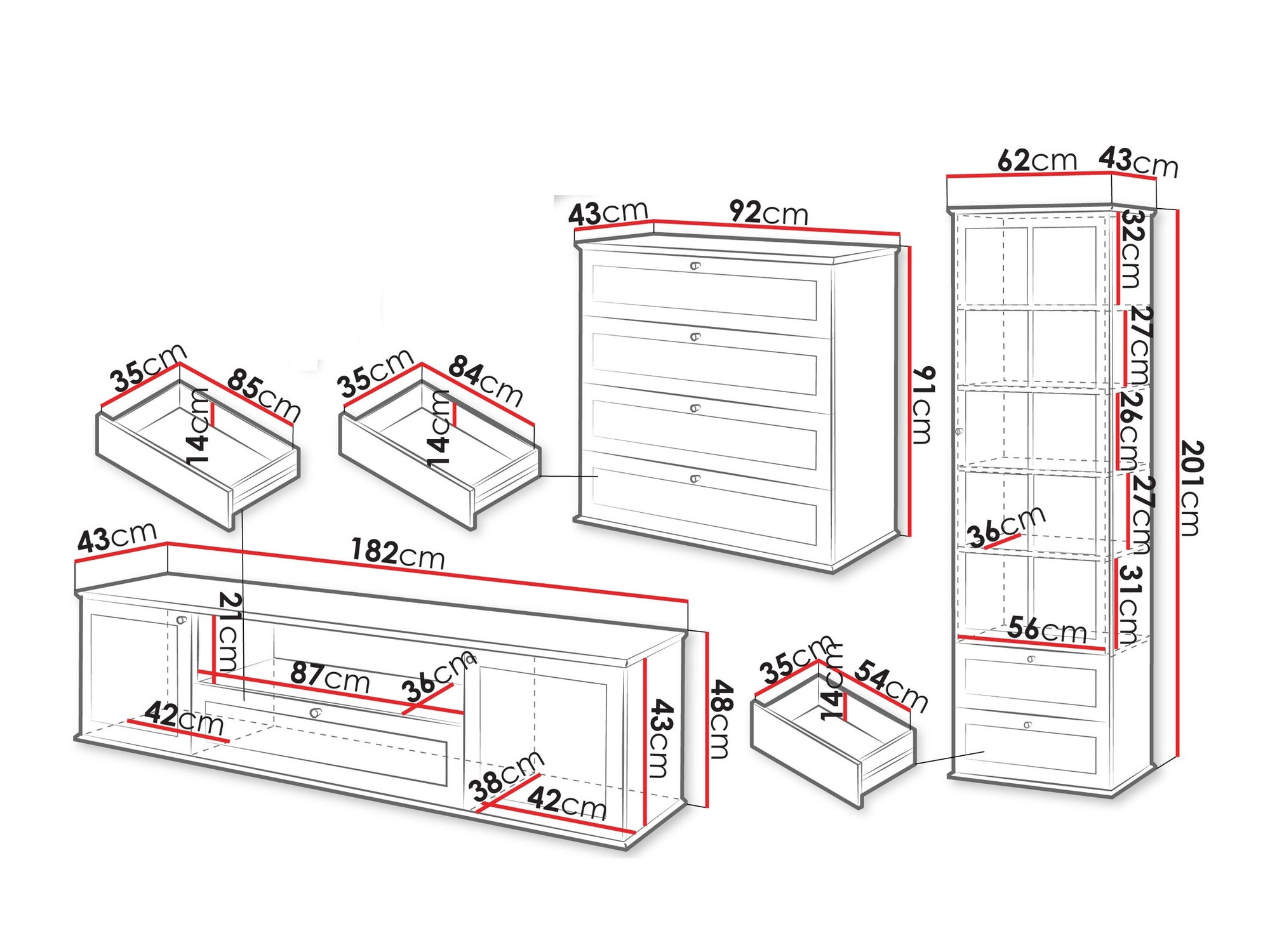 Living room set Comfivo Custos