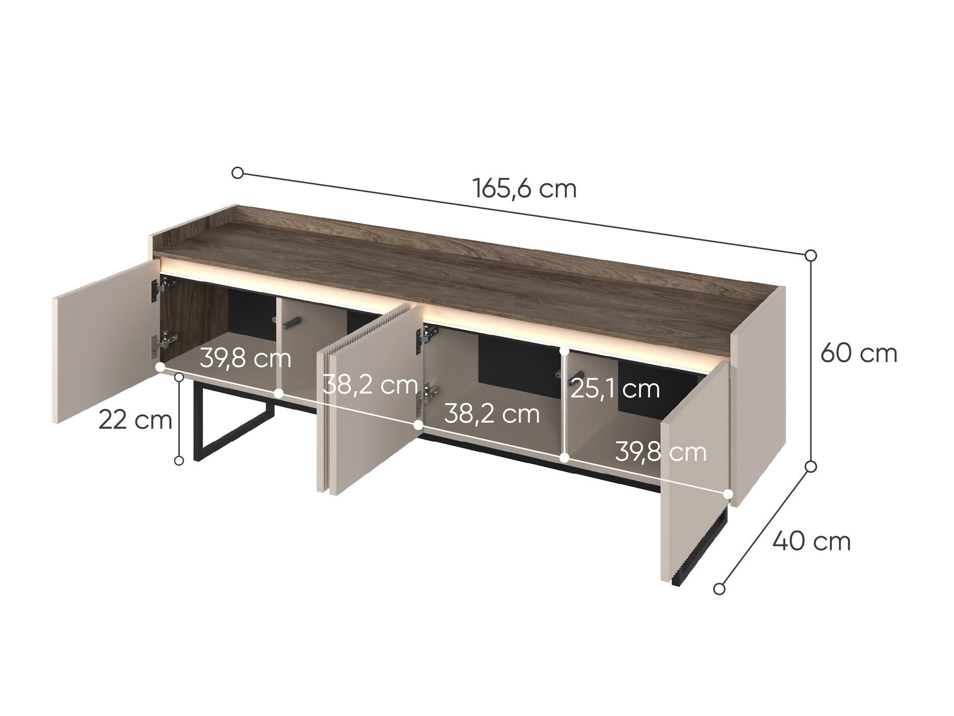 TV stand Elbtei 104