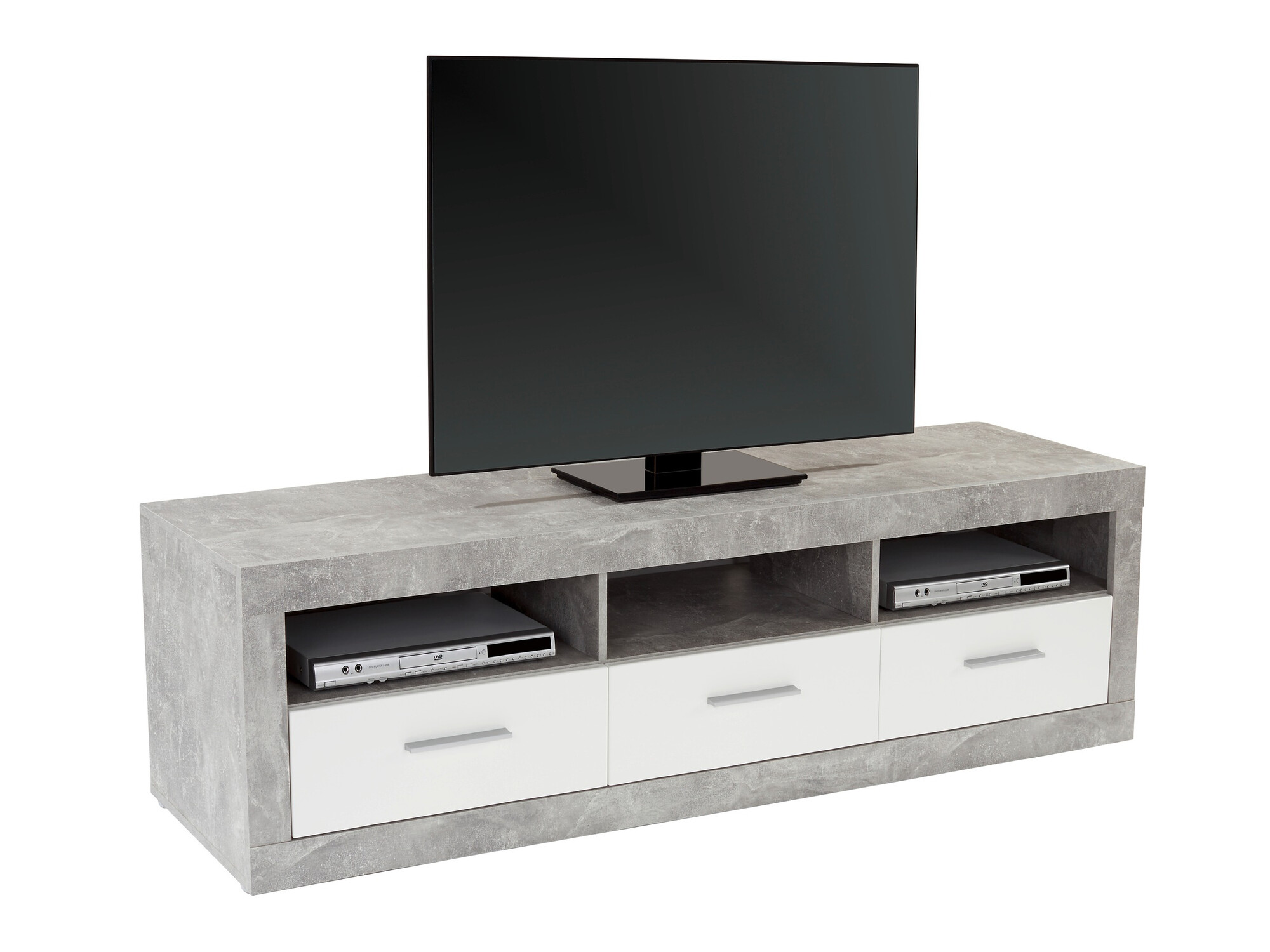 TV stand Romfera 103 (White + Grey)