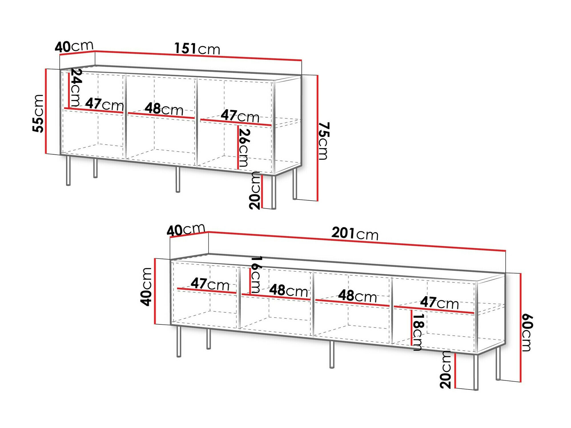 Living room set Celra I (White)